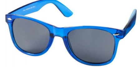 blauwe zonnebril bedrukken